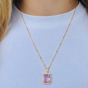 Pink Heiress Gem Pendant